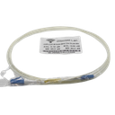 Cordon Discreet Lan mono LC/LC simplex Blanche 2mm - 2 m