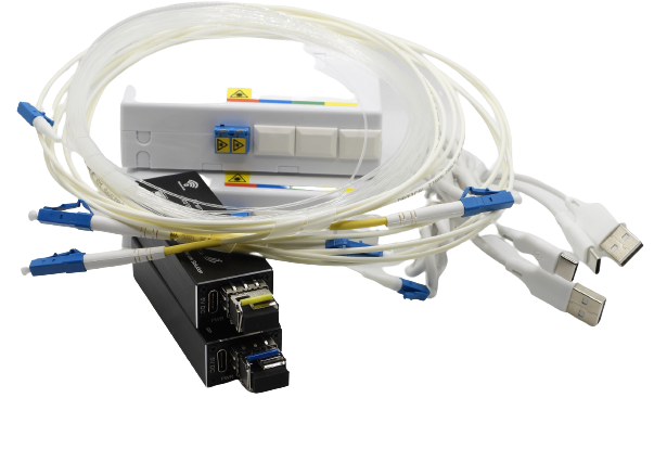 kit complet Discreet Lan pour une liaison gigabit invisible de 40m