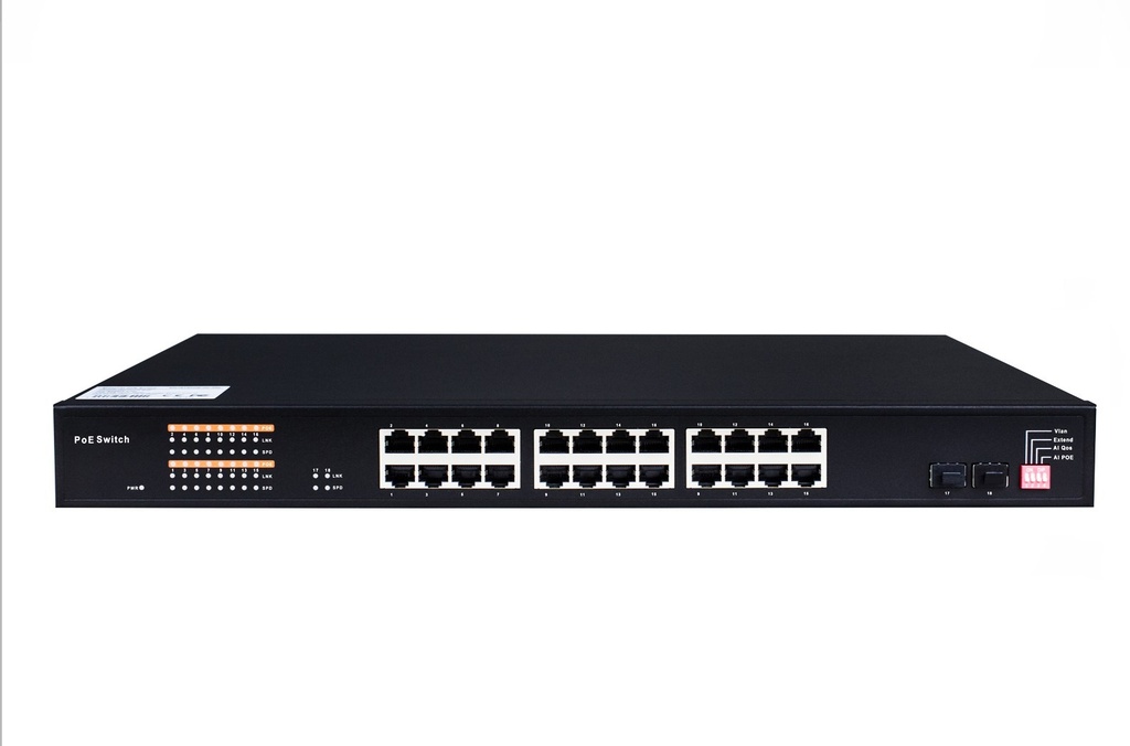 switch non géré 24 ports 10/100/1000T+ 2 ports SFP