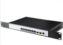 Switch PoE+ at géré 8 ports 10/100/1000 Mbps avec 2 Ports Gigabit SFP alim 120 W