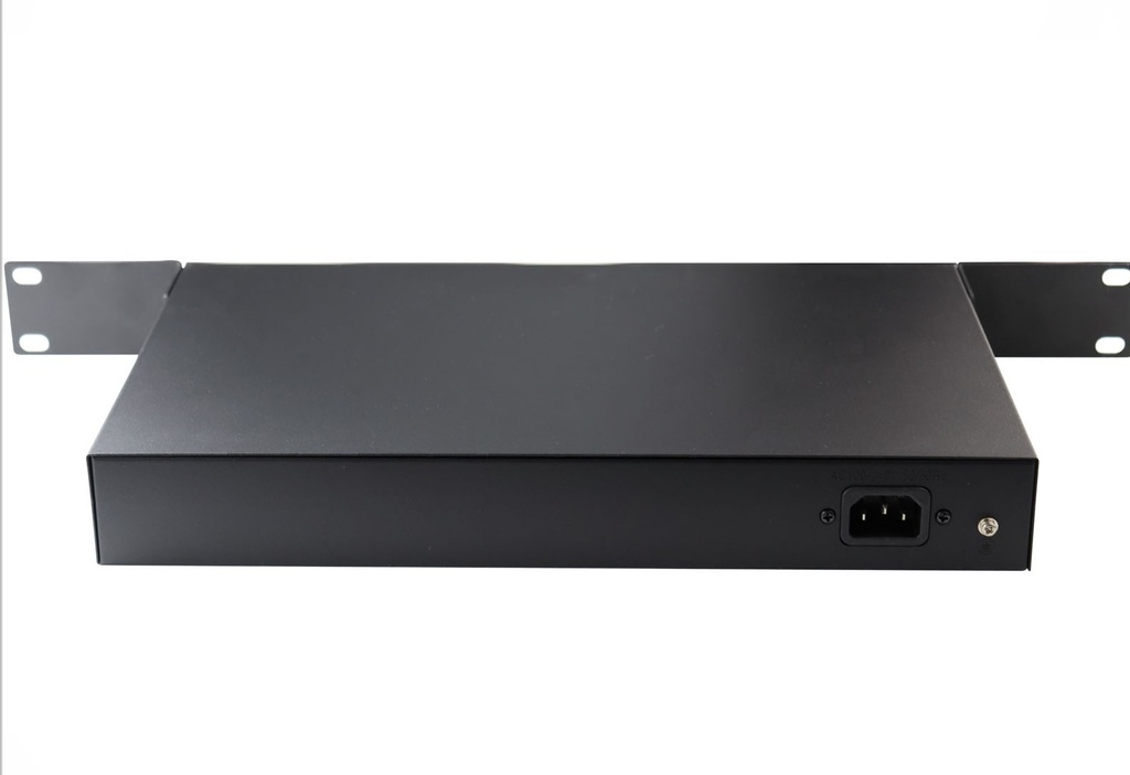 Switch PoE+ at géré 8 ports 10/100/1000 Mbps avec 2 Ports Gigabit SFP alim 120 W