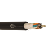 cable hybride optique 12 fo mono g652d + 2 conducteurs cuivre 2.5 mm2