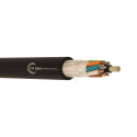 cable hybride optique 12 fo mono g652d + 2 conducteurs cuivre 2.5 mm2