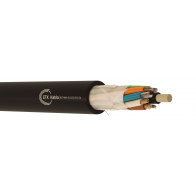 cable hybride optique 12 fo mono g652d + 2 conducteurs cuivre 2.5 mm2