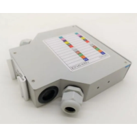 Boitier optique RAIL DIN pour 12 SCSX/6 LCDX avec cassette 12 epissures