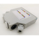 Boitier optique RAIL DIN pour 12 SCSX/6 LCDX avec cassette 12 epissures
