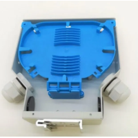Boitier optique RAIL DIN pour 12 SCSX/6 LCDX avec cassette 12 epissures