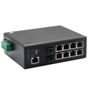 Switch PoE industriel géré 8 ports 10/100/1000 Mbps avec 2 Ports Gigabit SFP