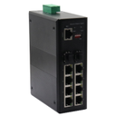 Switch PoE industriel géré 8 ports 10/100/1000 Mbps avec 2 Ports Gigabit SFP