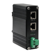 SPLITTER POE++ 10/100/1000 Mbps 802-3bt sortie 24 vdc 40 w