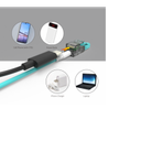 Jarretière optique mono g657A1 LCPc/LCPc tracable led USB C duplex 2 m