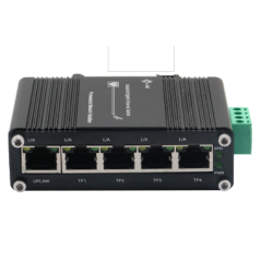 mini Switch industriel 5 ports 10/100/1000 base t 12-48 volts