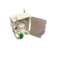 boitier modulaire pour rail  din 4 ports format SC ou LC vide ( pto )