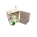 boitier modulaire pour rail  din 4 ports format SC ou LC vide ( pto )