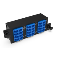 Plaquette HD d’adaptateurs LC 24FO Mono Bleu NEXCONEC