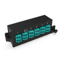 Plaquette HD d’adaptateurs LC 12FO Multi Aqua NEXCONEC