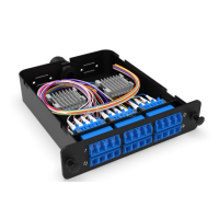LGX Cassette d’épissure LC 24FO OS2 chargé 24x pigtails LC/UPC NEXCONEC