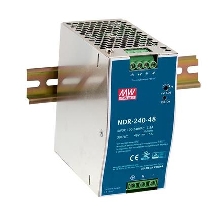 Alimentation  pour switch indus  POE 240W/48V 5A Industrielle Din Rail Powe
