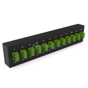Plaquette d'adaptateurs MP2 12 SC SX Vert (chargée) NEXCONEX