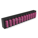 Plaquette d'adaptateurs MP2 12 SC DX Fuchsia (chargée) NEXCONEX