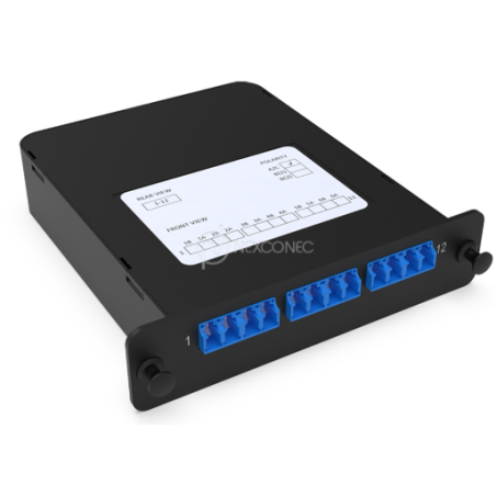 Module LGX MPO-LC Elite 12FO SM Pol A/C avec volet NEXCONEC