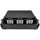 Boîtier de montage en rack FIBRE OPTIQUE 2U 6 emplacements LGX, déchargé NEXCONE