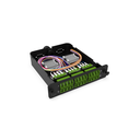 Module d'épissure LGX LC/APC 24FO SM vert chargé 24x tresses LC/APC G657A1 obtur