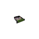 Module d'épissure LGX LC/APC 24FO SM vert chargé 24x tresses LC/APC G657A1 obtur