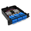 Module d'épissure LGX SC 12FO SM bleu chargé 12x tresses SC/UPC G657A1 600um col