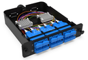 Module d'épissure LGX SC 12FO SM bleu chargé 12x tresses SC/UPC G657A1 600um col