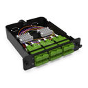 Module d'épissure LGX SC/APC 12FO SM vert chargé 12x tresses SC/APC G657A1 NEXCO