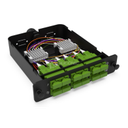 Module d'épissure LGX SC/APC 12FO SM vert chargé 12x tresses SC/APC G657A1 NEXCO