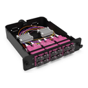 Module d'épissure LGX SC 12FO MM Aqua chargé 12x Pigtails SC/UPC OM4 600um color