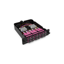 Module d'épissure LGX SC 12FO MM Aqua chargé 12x Pigtails SC/UPC OM4 600um color