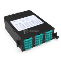 Module HD 40G-10G 24FO MM OM3/OM4 LC - 3xMPO(M) Elite Base-8, Pol B, ports obtur