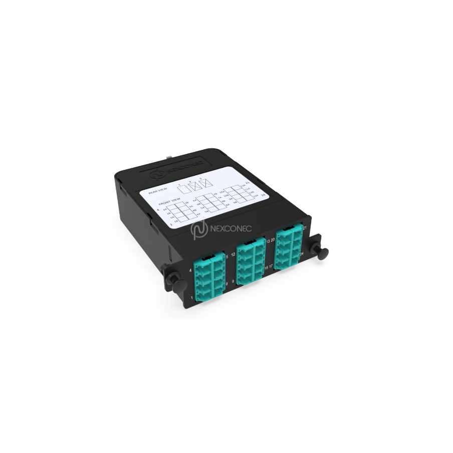 Module de transition HD 24FO MM OM3/OM4 Premium LC/UPC - 1xMPO(M) Elite Base-24