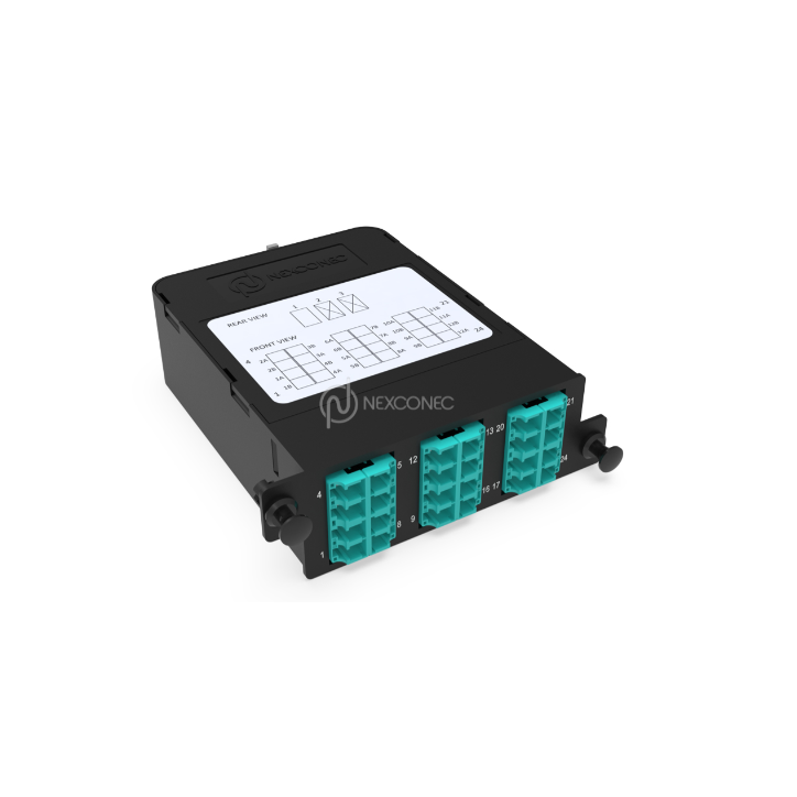 Module de transition HD 24FO MM OM3/OM4 Premium LC/UPC - 1xMPO(M) Elite Base-24