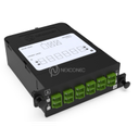 Module Fibre Optique HD MPO-LC/APC Elite 12FO OS2 G657A1 Monomode Vert Pol B Obt