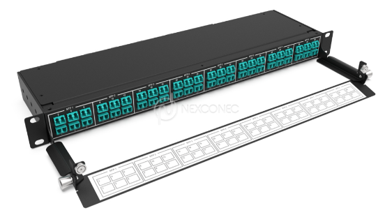 Panneau de dérivation MTP/MPO-LC Base-12 96FO OM4 NEXCONEX

