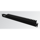 Panneau preLink® / fixLink® 19'' 1U 24x Keystone, noir