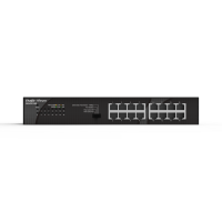 SWITCH EN MÉTAL NON MANAGEABLE AVEC 16 PORTS 10/100/1000 BASE-T REYEE
