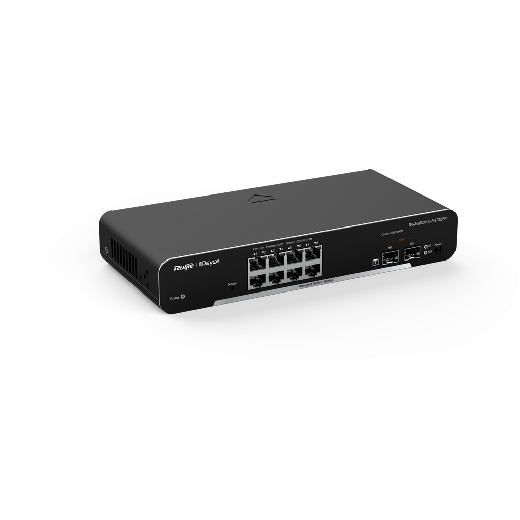 SWITCH MANAGEABLE 8 PORTS GIGABIT L2, 8 P ORTS GIGABIT RJ45, 2 EMPLACEMENTS SFP