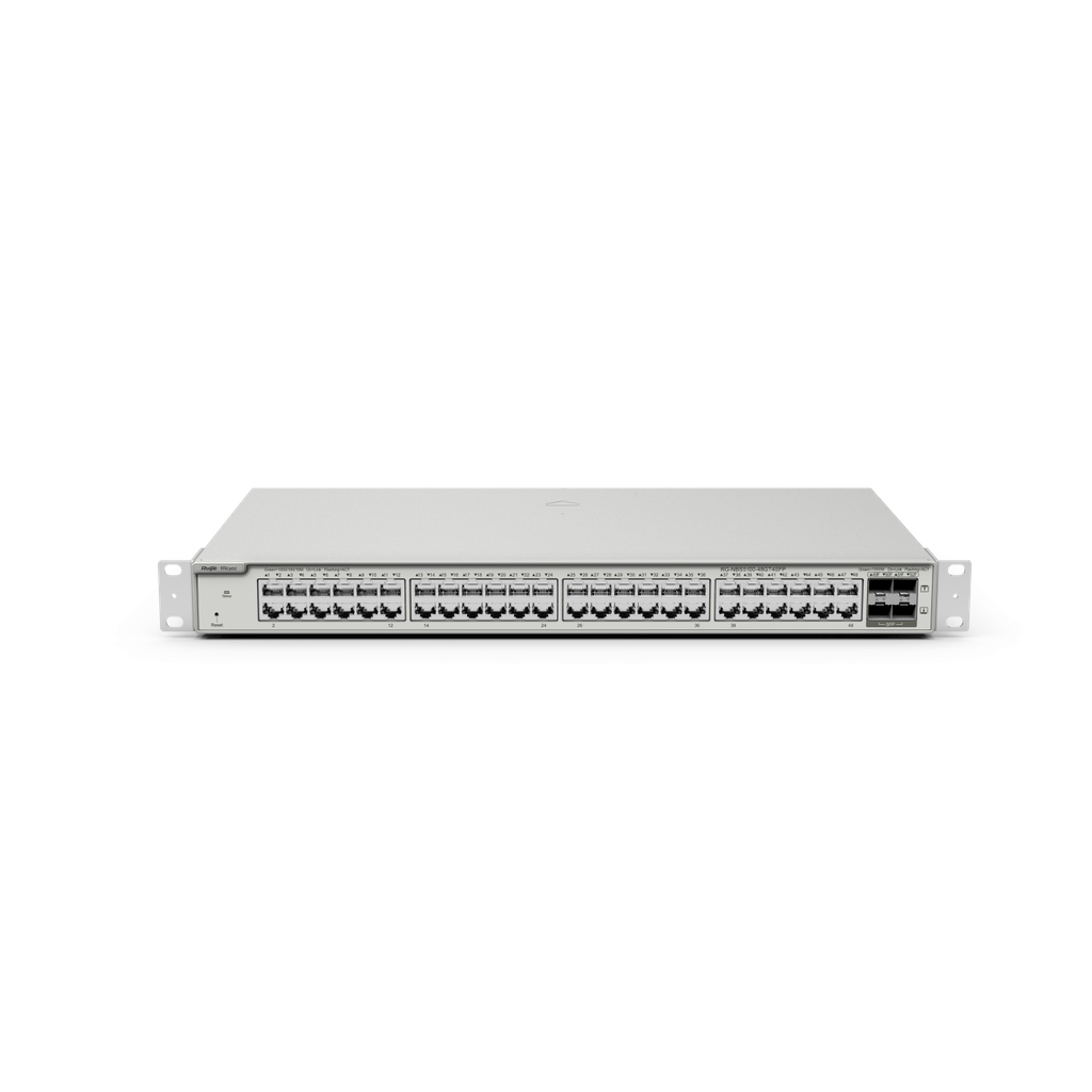   SWITCH GÉRABLE 48 PORTS GIGABIT L2+, 48 PORTS GIGABIT RJ45, 4 PORTS SFP, 19