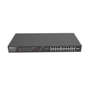   Switch non géré 16 ports à 100 Mbps + 2 ports combo RJ45/SFP Gigabit, 16 ports