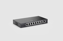 SWITCH PoE GIGABIT SMART : 9 GIGABIT RJ45 PO RTC incluant 8 ports PoE/PoE+ 120W