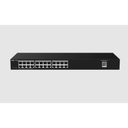 Switch 24 ports GIGABIT SMART : 24 ports Gigabit RJ45, boîtier en acier montable
