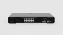 Switch PoE géré de niveau 2 Gigabit à 8 ports, boîtier en acier, 8 ports Gigabit