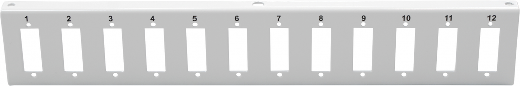 Support traversées 12 SC Duplex pour coffret moyen modèle