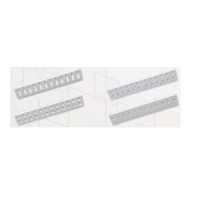 Support traversées 12 ST / FC pour coffret moyen modèle