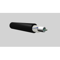 Câble unitube intérieur/extérieur 24FO 50/125 OM4  armé fibre de verre LSOH